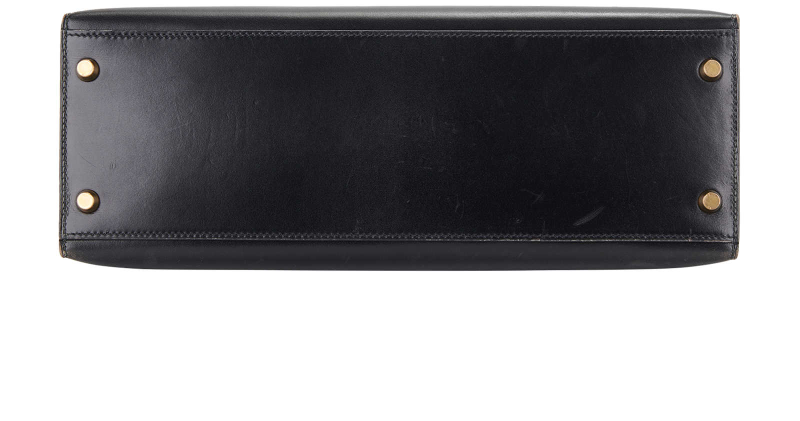 Hermes Kelly 32 Box Calf in Noir, &pound;5,500, Handbags, Black, Leather, Top view